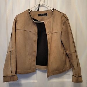Zara Suede Light Jacket